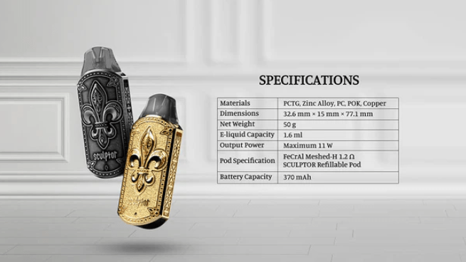 UWELL SCULPTOR雕塑家套組：創新設計與卓越性能並存