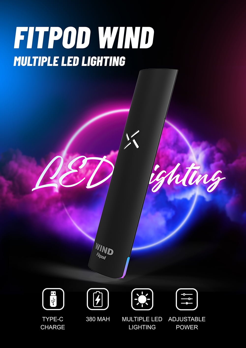 2 Fitpod Wind 氣流桿一代主機 通用一代可調壓主機