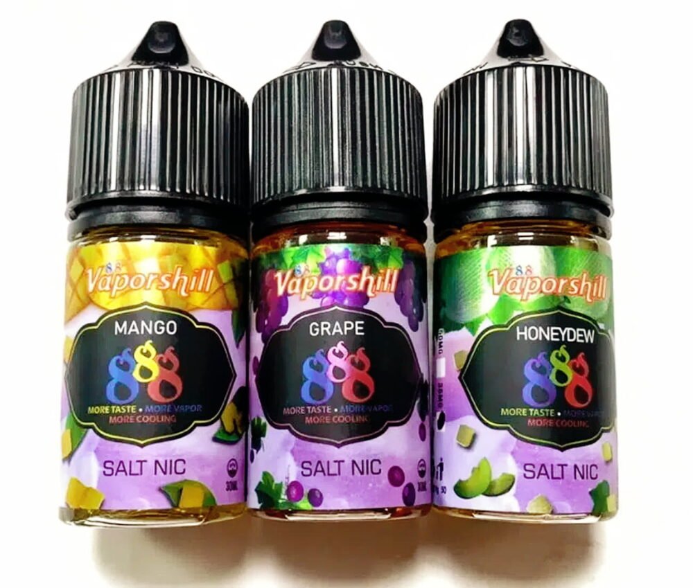 新 Vaporshill 888系列 馬來西亞V版煙油30ml正品芒果冰沙/葡萄/哈密瓜
