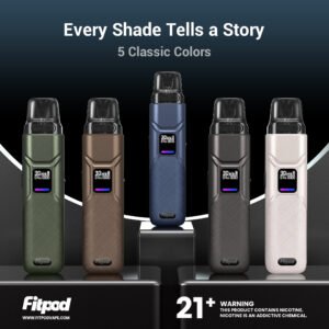 【小煙主機】FITPOD O-SHADOW SE套組|自由調氣+LED顯示|適用OXVA Xlim主機