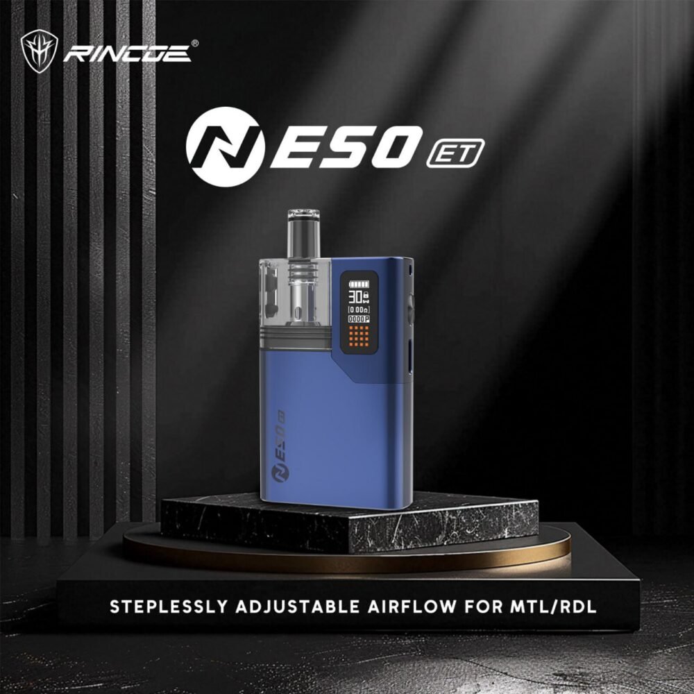 RINCOE NESO ET 小煙主機 【小煙主機】RINCOE NESO ET|1400mAh|氣流+按鍵雙啟動
